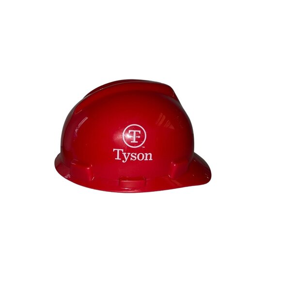 Tyson Foods Hard Hat Used Red One Size Adjustable - Picture 4 of 10